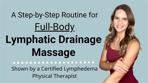 lymphatic massage youtube|lymphatic self massage video.